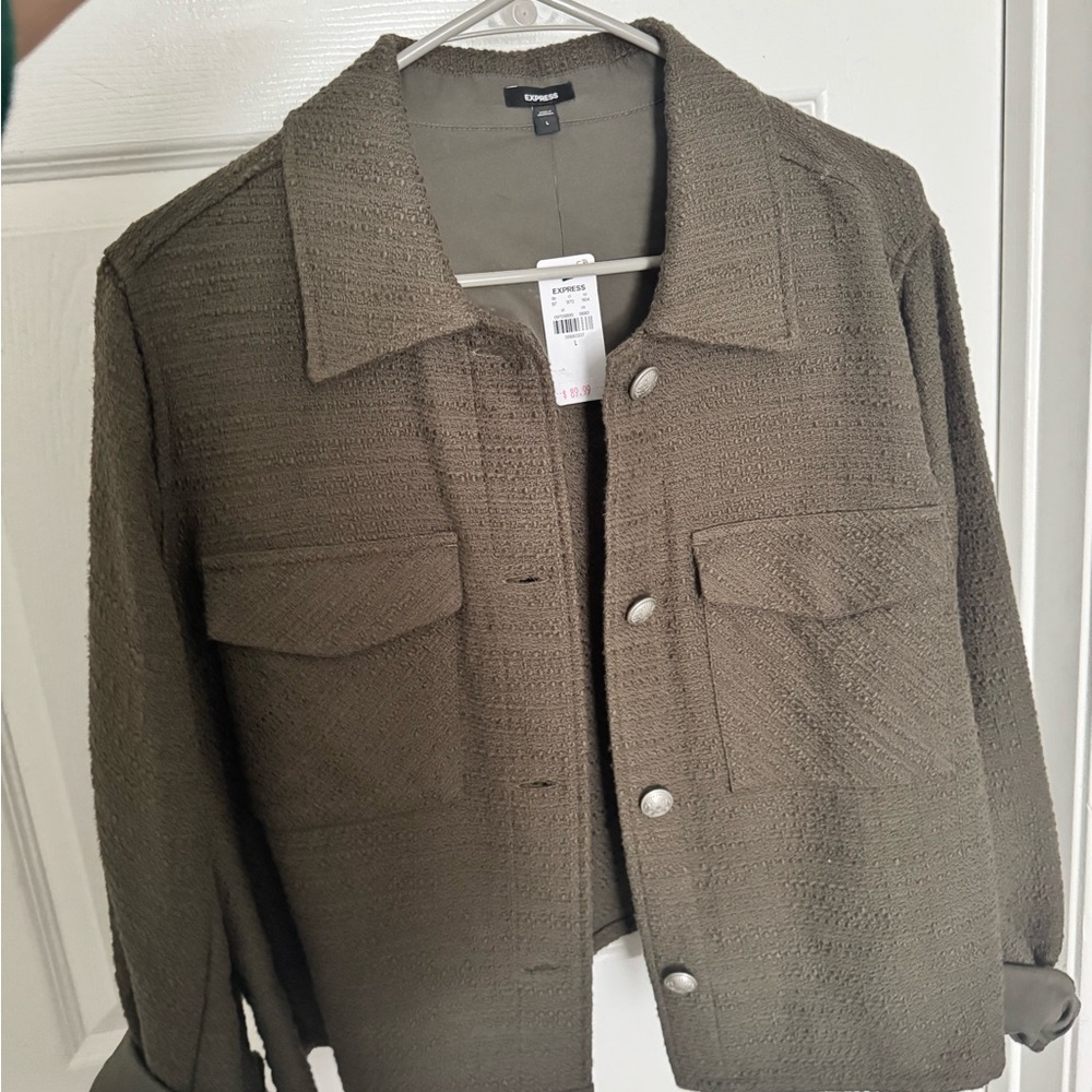 Express Olive Green Jacket